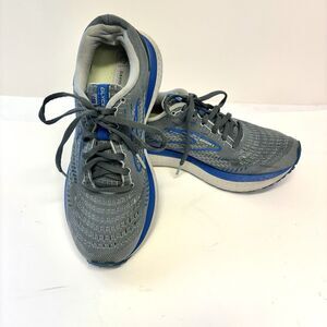 Brooks Mens Glycerin 19 1103561D095 Gray Blue Running Shoes Sneakers Size 8